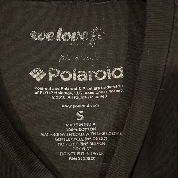 Polaroid Logo Unisex Shirt Small - Picture 2 of 3